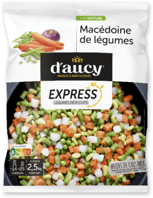 Macédoine de légumes CEE2 d'aucy Express