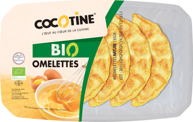 Omelettes gastronome nature - Bio