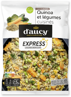 Quinoa et légumes cuisinés EXPRESS