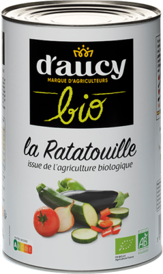 Ratatouille BIO à l'huile d'olive vierge