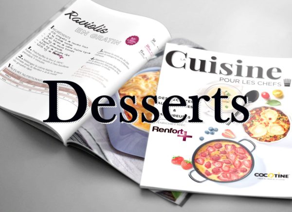 [LIVRET] Recettes desserts Renfort +