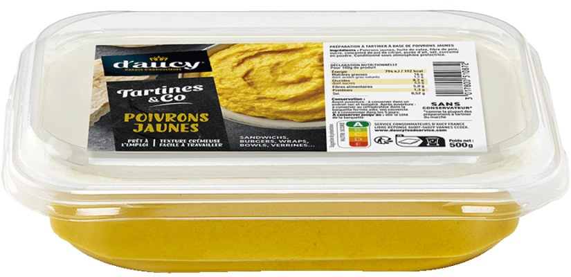 Tartines & Co Poivrons jaunes