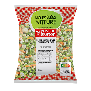 Poêlée bretonne avec fonds d'artichauts Paysan Breton