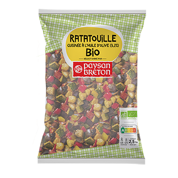 Ratatouille cuisinée à l'huile d'olive BIO Paysan Breton